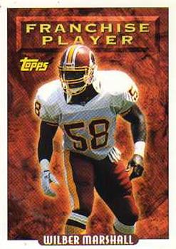 Wilber Marshall Washington Redskins 1993 Topps NFL #90